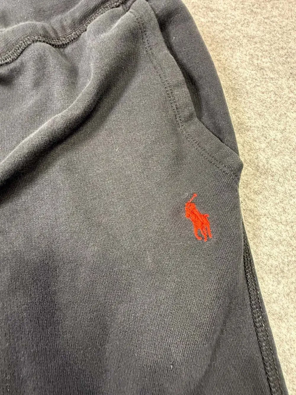 Polo Ralph Lauren Men's Black Fleece Jogger Sweatpants Size Medium